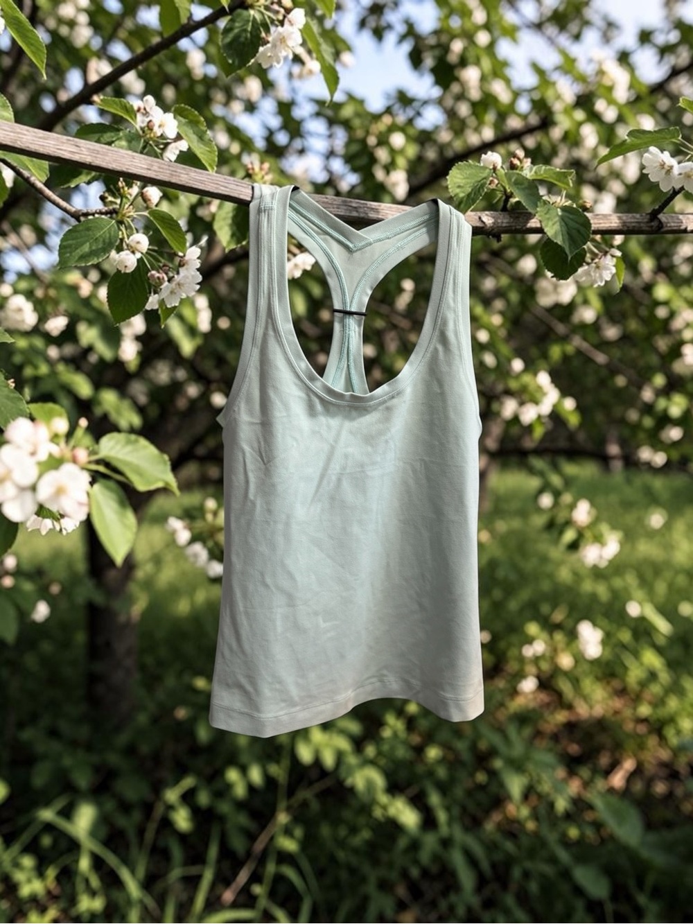 Lululemon Mint Green Racerback Athletic Tank Top Size 4